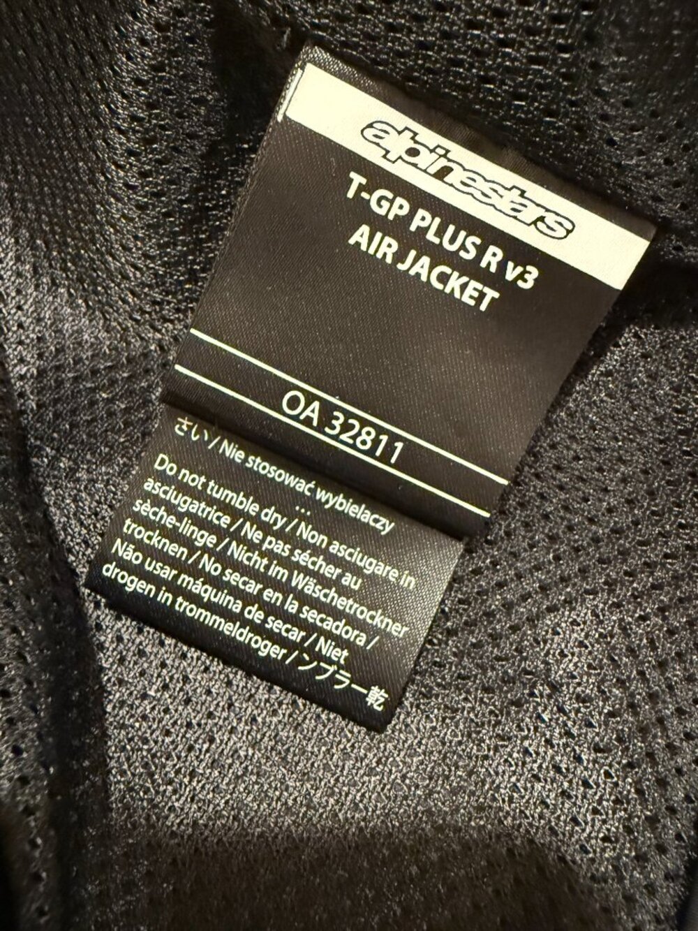 Alpinestars T-GP Plus R v3 Air Jacket (LG) - Picture 5 of 6